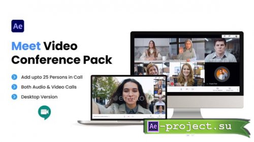 Videohive - Meet Video Conference Pack - 36353442 - Project for After Effects