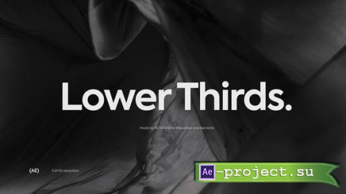 Videohive - Lower Thirds - 37667446 - Project for After Effects