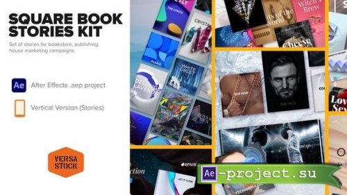 Videohive - Vertical Square Book Marketing Stories - 37685106 - Project for After Effects