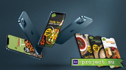 Videohive - Cooking Food Instagram Stories - 37692093 - Project for After Effects 