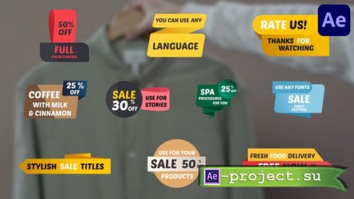 Videohive - Stylish Sale Titles for After Effects - 37722811 - Project for After Effects