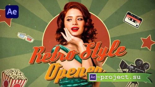 Videohive - Youtube Vlog Intro | Retro Style Opener | Vintage Style - 37728723 - Project for After Effects