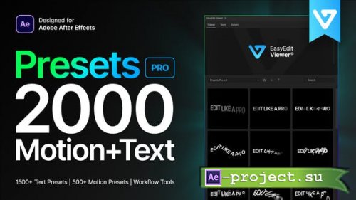 Videohive - Presets Pro - 37459988 - Templates & Script for After Effects