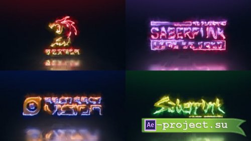 Videohive - SaberPunk Logo Reveal (No Plugins) - 37738379 - Project for After Effects