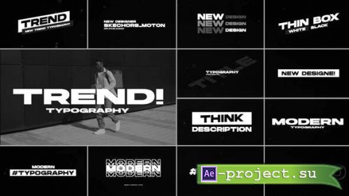 Videohive - Modern Typography Titles | After Effects - 37768064 - Project for After Effects