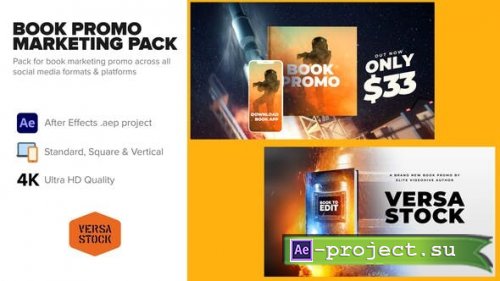 Videohive - Book Social Media Marketing Promo Pack - 37791888 - Project for After Effects