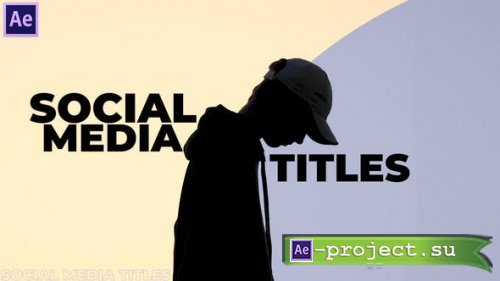 Videohive - New Social Media Titles - 37787531 - Project for After Effects