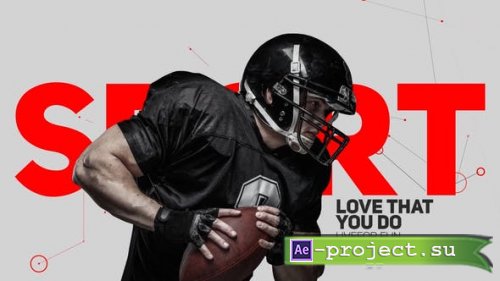 Videohive - Sport Minimal Intro - 37151985 - Project for After Effects