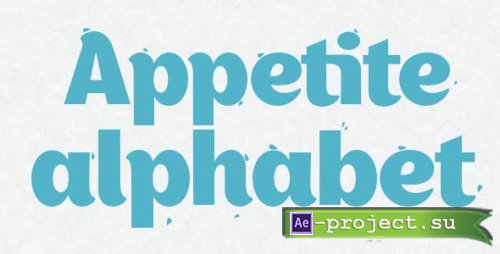 Videohive - Appetite Alphabet - 4202329 - Project for After Effects