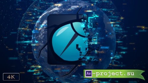 Videohive - High Tech World Connection Logo Reveal 4K - 25767395 - Project for After Effects