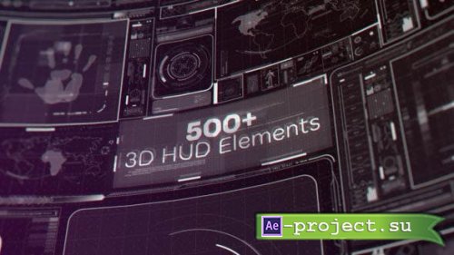 Videohive - HUD Motion Graphics Package - 19788691 - Project for After Effects
