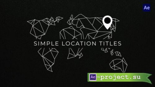 Videohive - Simple Location Titles. - 37823466 - Project for After Effects