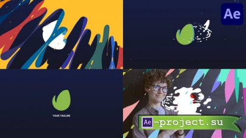 Videohive - Cartoon Liquid Logo Opener for After Effects - 37847959 - Project for After Effects