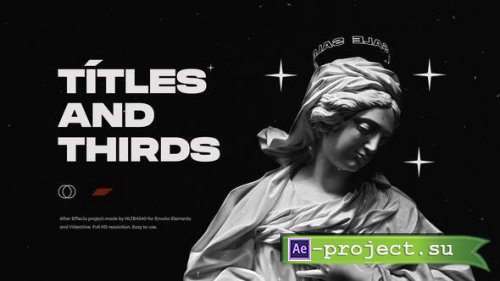 Videohive - Lower Thirds + Titles - 37837487 - Project for After Effects