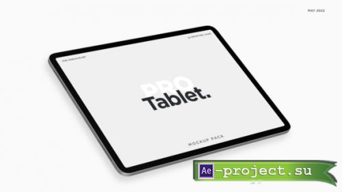 Videohive - Tablet 4k Mockup Pack - 37867523 - Project for After Effects