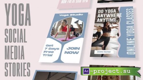 Videohive - YOGA-Social Media Stories - 37885700 - Project for After Effects