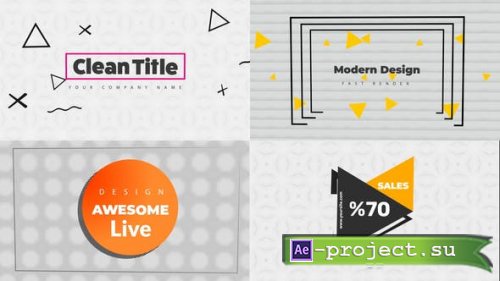 Videohive - Modern Titles - 37869630 - Project for After Effects