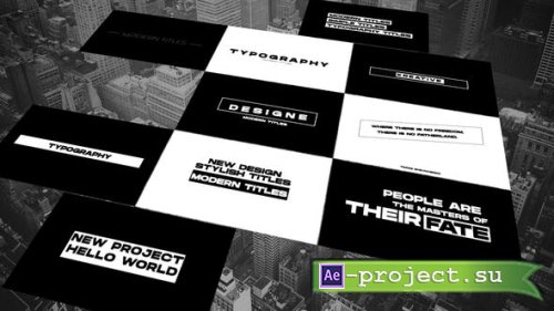 Videohive - Modern Titles | After Effects - 37895397 - Project for After Effects