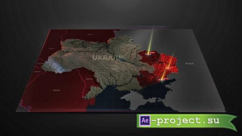 Videohive - Ukraine Map - 37898329 - Project for After Effects