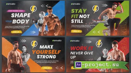 Videohive - Fitness Opener Intro - 37914725 - Project for After Effects