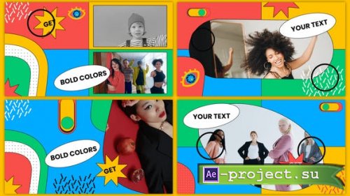 Videohive - Bold Color Graphic Opener - 37915372 - Project for After Effects