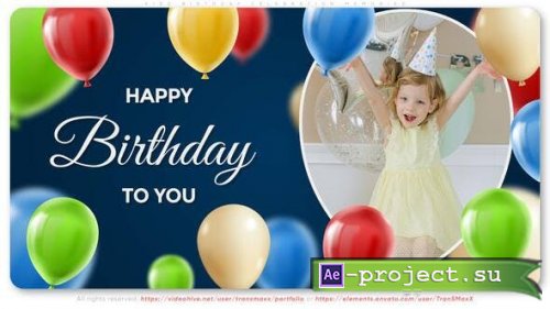Videohive - Kids Birthday Celebration Memories - 37928364 - Project for After Effects