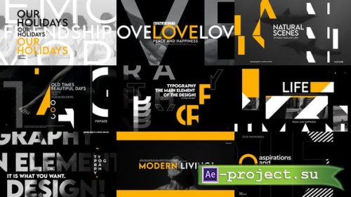 Videohive - Creative Typography Titles - 37918171 - Project for After Effects