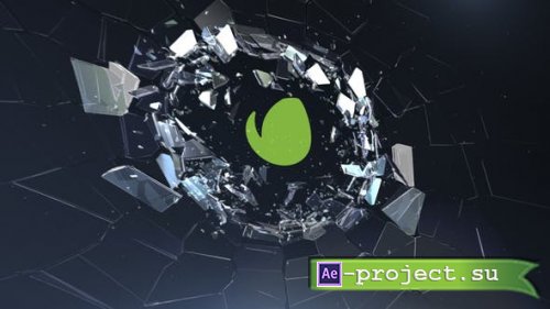 Videohive - Simple Broken Glass Logo - 25548404 - Project for After Effects