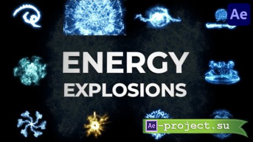 Videohive - Energy Explosions Pack for After Effects - 37983186 - Project for After Effects