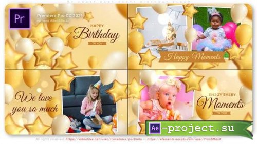 Videohive - My Sweet Baby Happy Birthday Album - 37896575 - Premiere Pro Templates