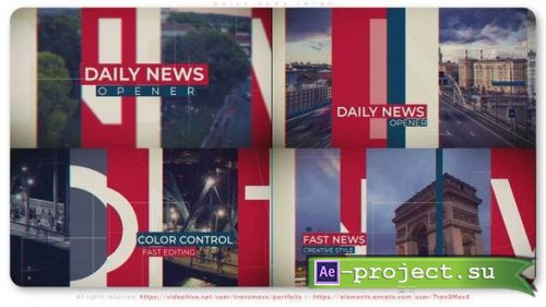 Videohive - Daily News Intro - 38000389 - Project for After Effects