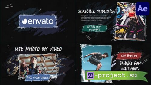 Videohive - Stylish Scribble Slideshow | After Effects - 38019065 - Project for After Effects