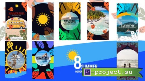 Videohive - Summer Instagram Stories - 38023769 - Project for After Effects