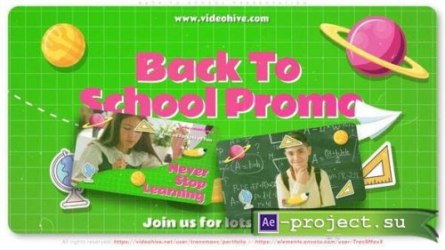 Videohive - Back To School Presentation - 38034720 - Project for After Effects