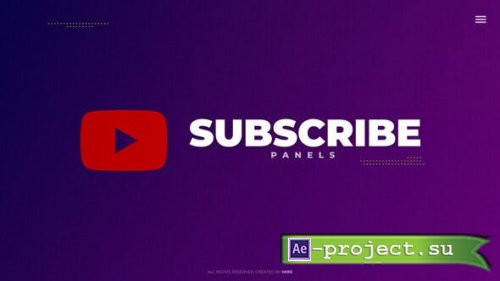 Videohive - Subscribe Panels - 38014304 - Project for After Effects
