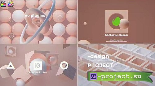 Videohive - 3d Art Logo Opener 38132130 - Project For Final Cut & Apple Motion