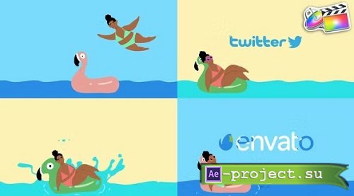 Videohive - Vacation Logo 38264250 - Project For Final Cut & Apple Motion