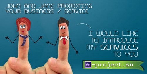 John and Jane Promoting Your Business/Service - Project for After Effects (Videohive)