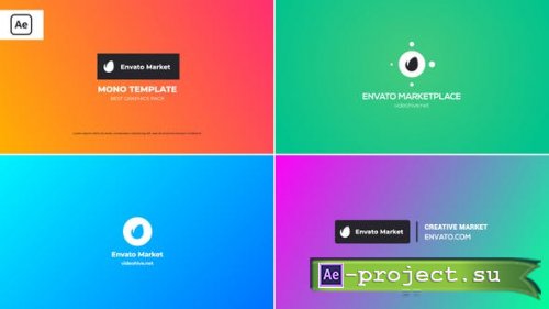 Videohive - Colorful Logo Reveals - 38021979 - Project for After Effects