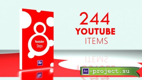 Videohive - 8 Youtuber Steps - 26219597 - Project for After Effects
