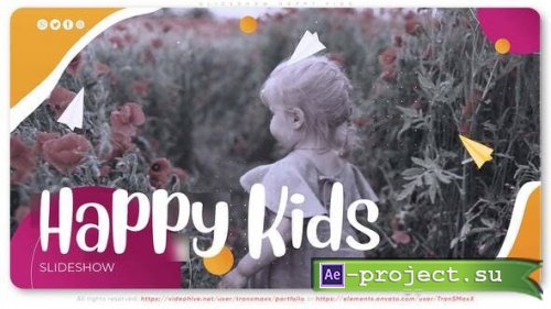 Videohive - Slideshow Happy Kids - 38119079 - Project for After Effects