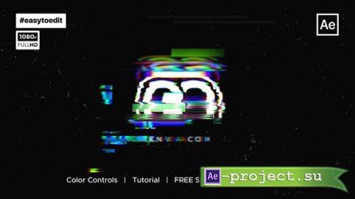 Videohive - Glitch Logo Animation - 38078077 - Project for After Effects