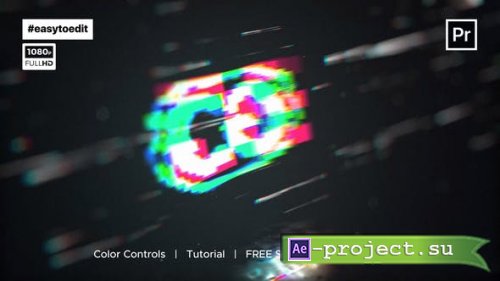 Videohive - Glitch Logo - 38077833 - Project for After Effects