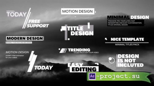 Videohive - Modern Titles - 37569106 - Project for After Effects