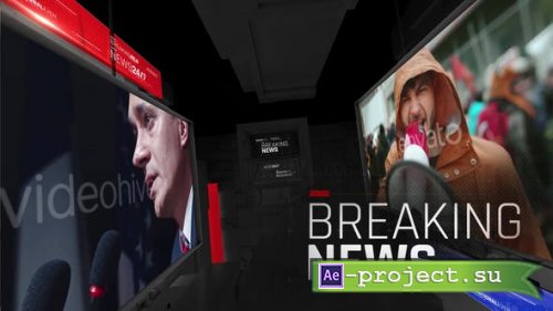 Videohive - Breaking News Opener (Dark version) - 37552800 - Project for After Effects