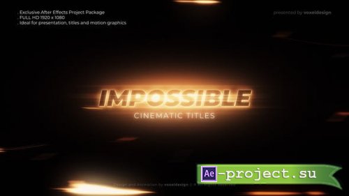 Videohive - Impossible Cinematic Titles - 38037132 - Project for After Effects