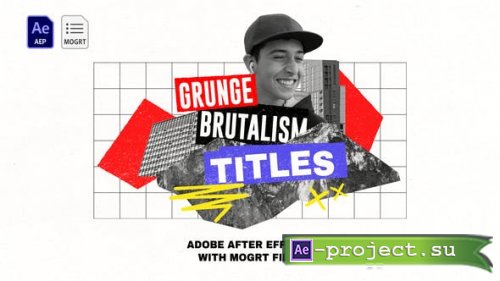 Videohive - Grunge Brutalism Titles - 36518846 - Project for After Effects