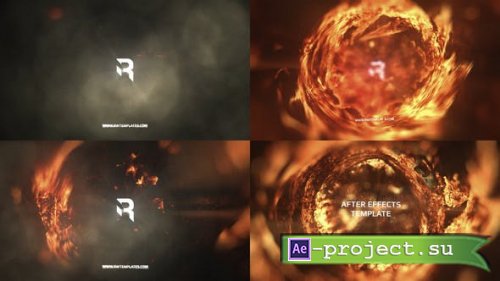 Videohive - Fire Logo Intro - 38109708 - Project for After Effects