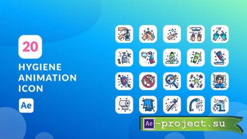 Videohive - Hygiene Animation Icons | After Effects - 38138022 - Project for After Effects
