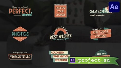 Videohive - Vintage Titles for After Effects - 38122588 - Project for After Effects
